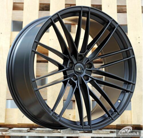 Ratlankis R22x10  5X112  ET  18  66.5  F1995  (FBX001)  Black Half Matt (BLHM)  For AUD  (P1+Z6)  (HYBRID FORGED ABT Style)