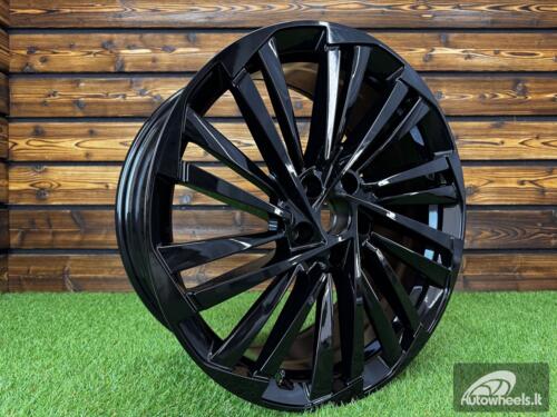 Ratlankis R18x7.5  5X112  ET  43  57.1  FBX261  Black (BL)  For SKODA  (P2)  (HYBRID FORGED)