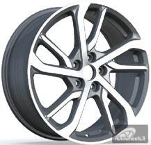 Ratlankis R18x7.5  5X108  ET  50  63.4  FBX326  Grey Polished (MG)  For FORD  (P2)  (HYBRID FORGED)