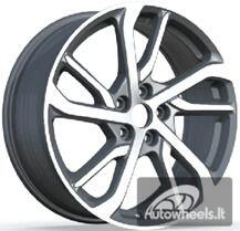 Ratlankis R18x7.5  5X108  ET  50  63.4  FBX326  Grey Polished (MG)  For FORD  (P2)  (HYBRID FORGED)