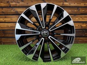 Ratlankis R17x7.5  5X114.3  ET  40  60.1  FBX374  Black Polished (MB)  For TOYOT  (P2)  (HYBRID FORGED)