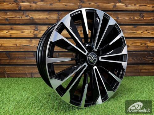 Ratlankis R17x7.5  5X100  ET  35  54.1  FBX374  Black Polished (MB)  For TOYOT  (P2)  (HYBRID FORGED)