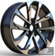 Ratlankis R17x7.5  5X114.3  ET  40  60.1  FBX416  Black Polished (MB)  For TOYOT  (P2)  (HYBRID FORGED Corolla Cross)