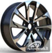 Ratlankis R18x8  5X114.3  ET  40  60.1  FBX416  Black Polished (MB)  For TOYOT  (P2)  (HYBRID FORGED Corolla Cross)