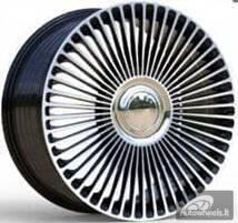 Ratlankis R22x9.5  5X120  ET  40  72.6  FBX442  Black Polished (MB)  For LAND  (P2)  (HYBRID FORGED)