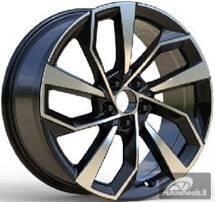 Ratlankis R19x8  5X112  ET  39  66.5  FBX507  Grey Polished (MG)  For AUD  (P2)  (HYBRID FORGED)