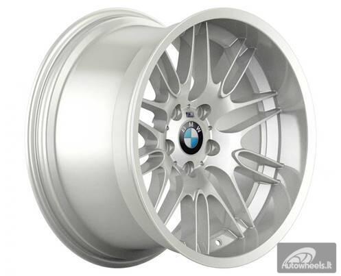Ratlankis R18x9  5X120  ET  15  74.1  IN3616F  Silver Shining (SS)  For BMW  (Z6)  (HYBRID FORGED Rear+Front)