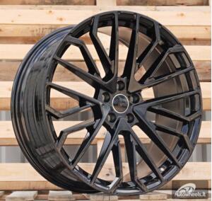 Ratlankis R22x10  5X112  ET  20  66.5  3S1261  (YF0434)  Gloss Black (GB)  For AUD  (Z6)  (HYBRID FORGED)