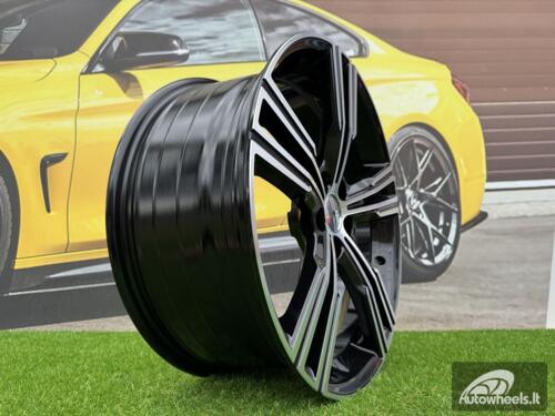 Ratlankis R19x8  5X108  ET  42  63.3  FE184  (YF5773)  Black Polished (MB)  For VOLVO  (Z6)  (HYBRID FORGED)
