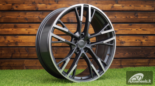 Ratlankis R21x9  5X112  ET  30  66.45  F726  (FB726)  Grey Polished (MG)  For AUD  (Z6)  (HYBRID FORGED)