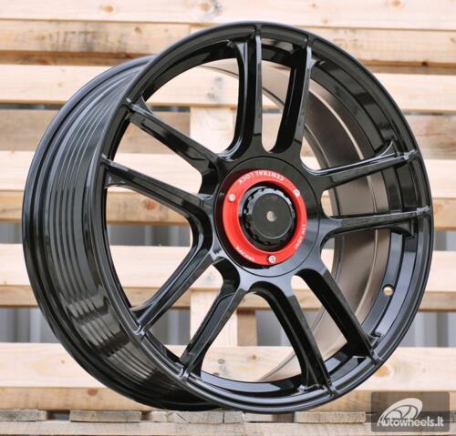 Ratlankis R18x8  10X100/112  ET  42  73.1  F8826  Black (BL)  For RACIN  (Z6)  (HYBRID FORGED OZ Style)
