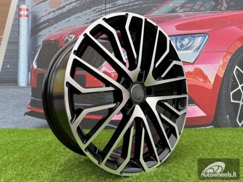 Ratlankis R23x10  5X112  ET  20  66.5  3S1261  (H3386F)  Black Polished (MB)  For AUD  (K7)  (HYBRID FORGED New Model)