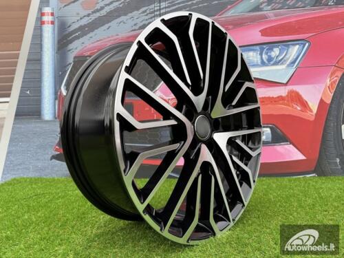 Ratlankis R23x10  5X112  ET  20  66.5  3S1261  (H3386F)  Black Polished (MB)  For AUD  (K7)  (HYBRID FORGED New Model)