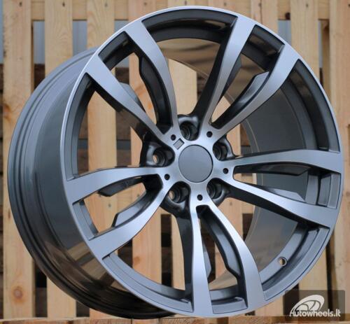 Ratlankis R20x10  5X120  ET  40  74.1  B1057  (H920F)  Grey Polished (MG)  For BMW  (K7)  (HYBRID FORGED Rear+Front)