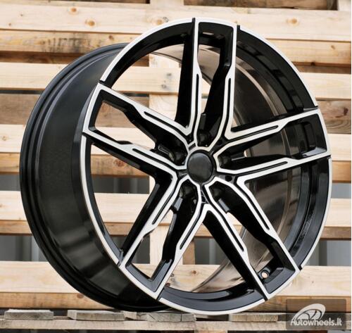 Ratlankis R20x9.5  5X112  ET  35  66.5  H3076F  Black Polished (MB)  For BMW  (K8)  (HYBRID FORGED Rear+Front)