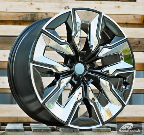 Ratlankis R21x10.5  5X112  ET  44  66.5  H3447F  Grey Polished (MG)  For BMW  (K8)  (HYBRID FORGED Rear+Front)