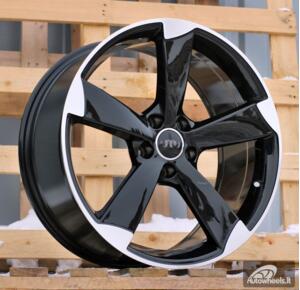 Ratlankis R17x7.5  5X112  ET  35  66.5  BK217  Black Polished (MB)  For AUD  (P)