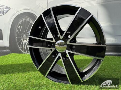Ratlankis R17x7  6X120  ET  50  74.5  BK474  Black Polished (MB)  For FORD  (P)  ((max 1250kg))