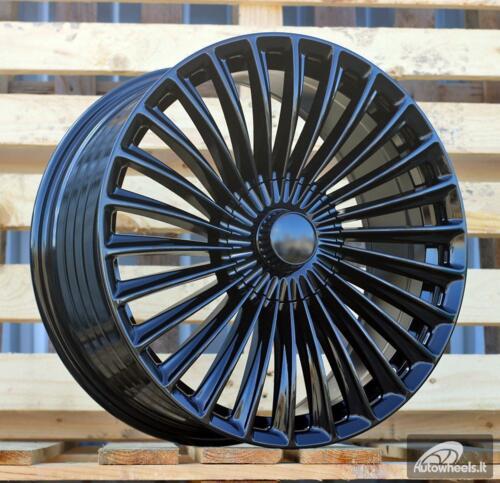 Ratlankis R19x9.5  5X112  ET  45  66.6  FBX202  Gloss Black (GB)  For MER  (P1)  (HYBRID FORGED)
