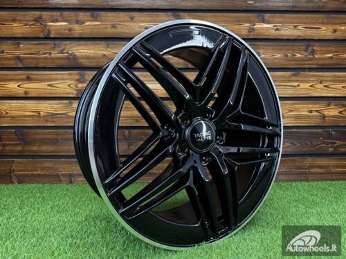 Ratlankis R19x8  5X112  ET  52  66.6  IN3517F  (FBX443)  Black+Polished Lip (BLPL)  For MER  (M)  (HYBRID FORGED V-Class/Vito (max 1075kg))