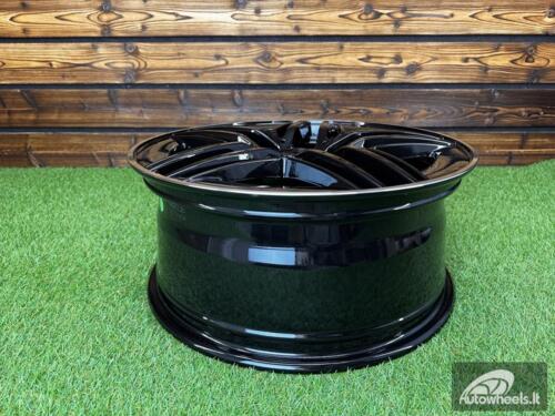Ratlankis R19x8  5X112  ET  52  66.6  IN3517F  (FBX443)  Black+Polished Lip (BLPL)  For MER  (M)  (HYBRID FORGED V-Class/Vito (max 1075kg))