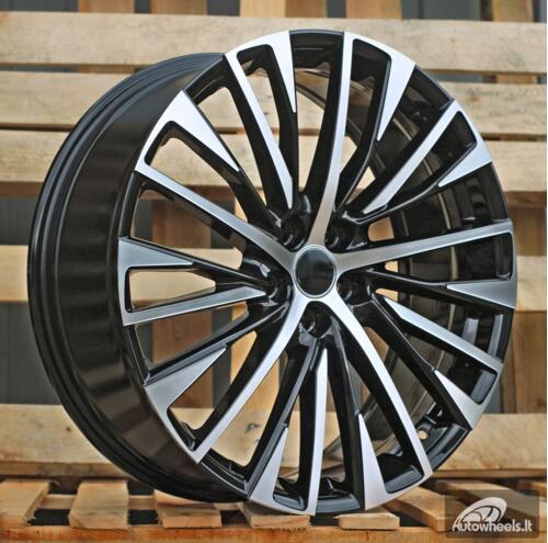 Ratlankis R20x8  5X114.3  ET  30  60.1  Y1118  (FBX176)  Black Polished (MB)  For LEX  (P1)  (HYBRID FORGED)