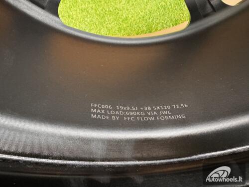 Ratlankis Advan RGII  ing Style R18X8J 5X114.3 ET38 73.1 Matt Black Machined Lip