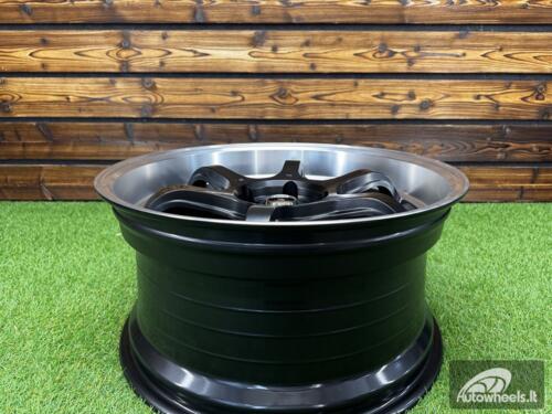 Ratlankis Advan RGII  ing Style R18X8J 5X114.3 ET38 73.1 Matt Black Machined Lip