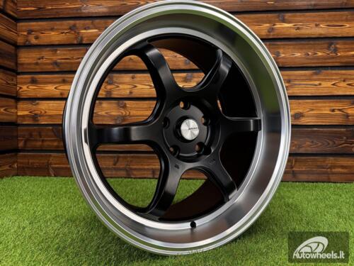 Ratlankis Advan RGII  ing Style R18X8J 5X114.3 ET38 73.1 Matt Black Machined Lip