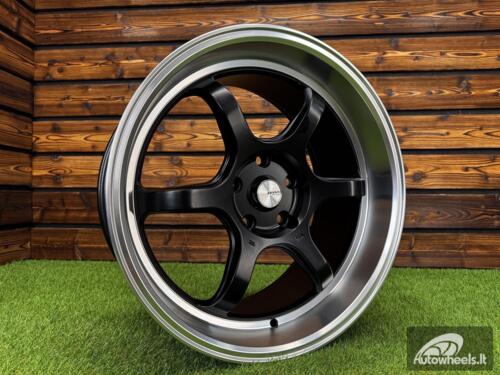 Ratlankis Advan RGII  ing Style R18X8J 5X114.3 ET38 73.1 Matt Black Machined Lip