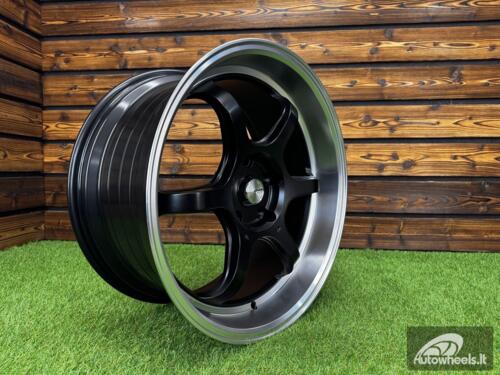 Ratlankis Advan RGII  ing Style R18X8J 5X114.3 ET38 73.1 Matt Black Machined Lip