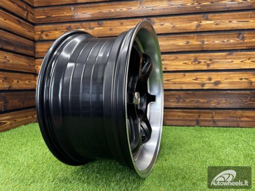 Ratlankis Advan RGII  ing Style R18X8J 5X114.3 ET38 73.1 Matt Black Machined Lip