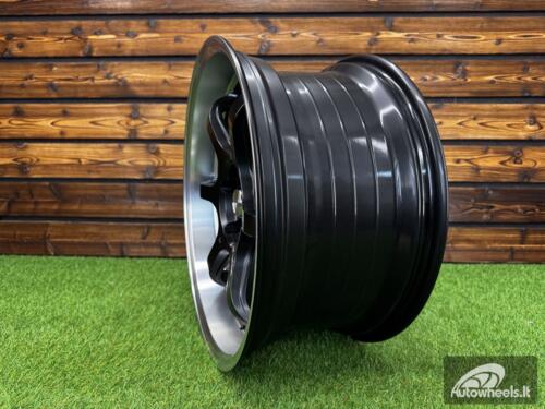 Ratlankis Advan RGII  Style R18X8J 5X108 ET38 73.1 Matt black machined lip