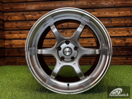 Ratlankis Advan RGII  Style R18X8.5J 5X114.3 ET35 73.1 Hyper Black Machined Lip