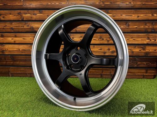 Ratlankis Advan RGII  Style R19X8.5J 5X120 ET35 72.6 Matt black machined lip