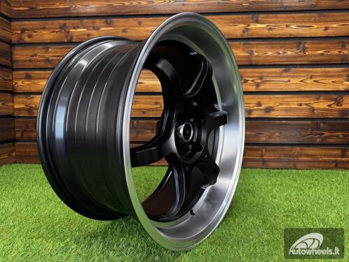 Ratlankis Advan RGII  Style R19X8.5J 5X120 ET35 72.6 Matt black machined lip