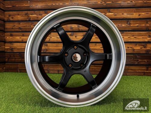 Ratlankis Advan RGII  Style R19X8.5J 5X120 ET35 72.6 Matt black machined lip
