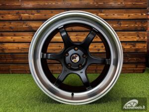 Ratlankis Advan RGII  Style R19X9.5J 5X120 ET38 72.6 Matt black machined lip