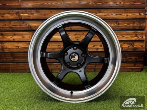 Ratlankis Advan RGII  Style R19X9.5J 5X120 ET38 72.6 Matt black machined lip