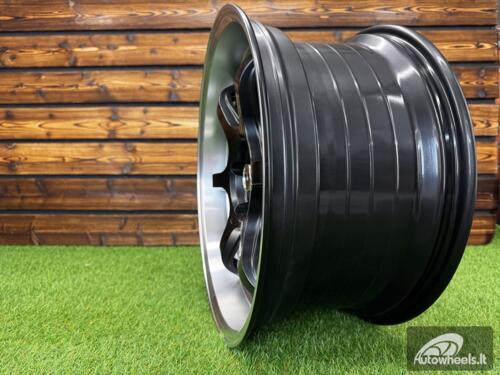 Ratlankis Advan RGII  Style R19X9.5J 5X120 ET38 72.6 Matt black machined lip