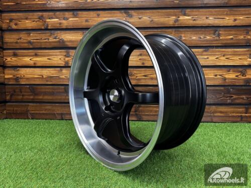 Ratlankis Advan RGII  Style R19X9.5J 5X120 ET38 72.6 Matt black machined lip