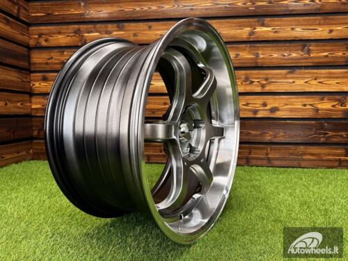 Ratlankis Advan RGII  Style R19X8.5J 5X114.3 ET35 73.1 Hyper Black Machined Lip