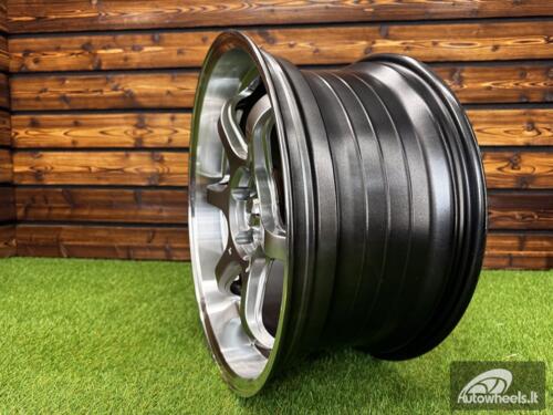 Ratlankis Advan RGII  Style R19X8.5J 5X114.3 ET35 73.1 Hyper Black Machined Lip