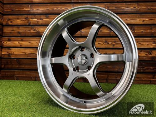 Ratlankis Advan RGII  Style R19X8.5J 5X114.3 ET35 73.1 Hyper Black Machined Lip