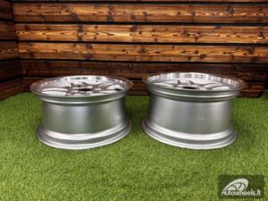 Ratlankis Parallel 37 Style R19X8.5J 5X120 ET15 74.1 Silver Machined Lip (For BMW)