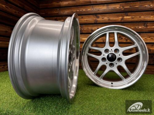Ratlankis Parallel 37 Style R19X8.5J 5X120 ET15 74.1 Silver Machined Lip (For BMW)