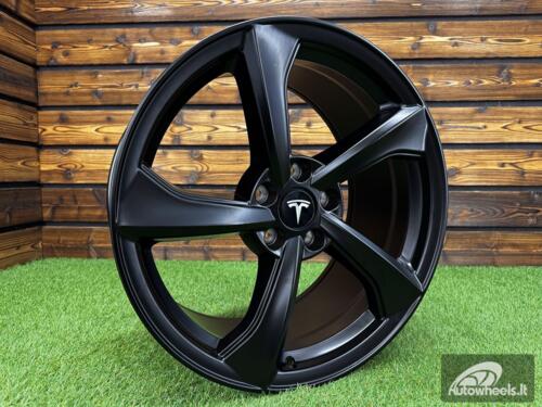 Ratlankis Tesla Model Y Cross Flow OEM Style R19X9.5J 5X114.3 ET45 CB 64.1 Matte Black (For TESLA)