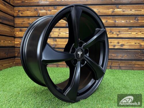 Ratlankis Tesla Model Y Cross Flow OEM Style R19X9.5J 5X114.3 ET45 CB 64.1 Matte Black (For TESLA)