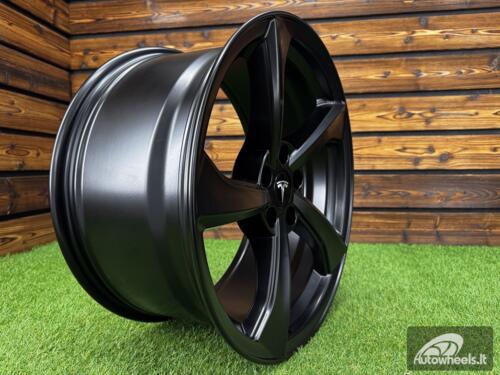 Ratlankis Tesla Model Y Cross Flow OEM Style R19X9.5J 5X114.3 ET45 CB 64.1 Matte Black (For TESLA)