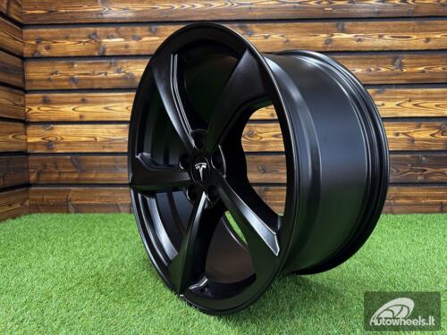 Ratlankis Tesla Model Y Cross Flow OEM Style R19X9.5J 5X114.3 ET45 CB 64.1 Matte Black (For TESLA)
